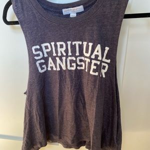 Spiritual gangster muscle tank